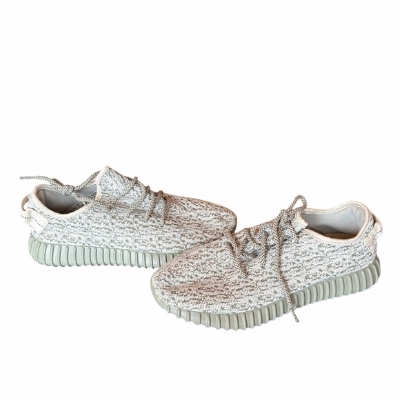 AdidasYeezy Boost 350Moonrock sneaker light gray brown colorway-Size 8.5 - Picture 3 of 14